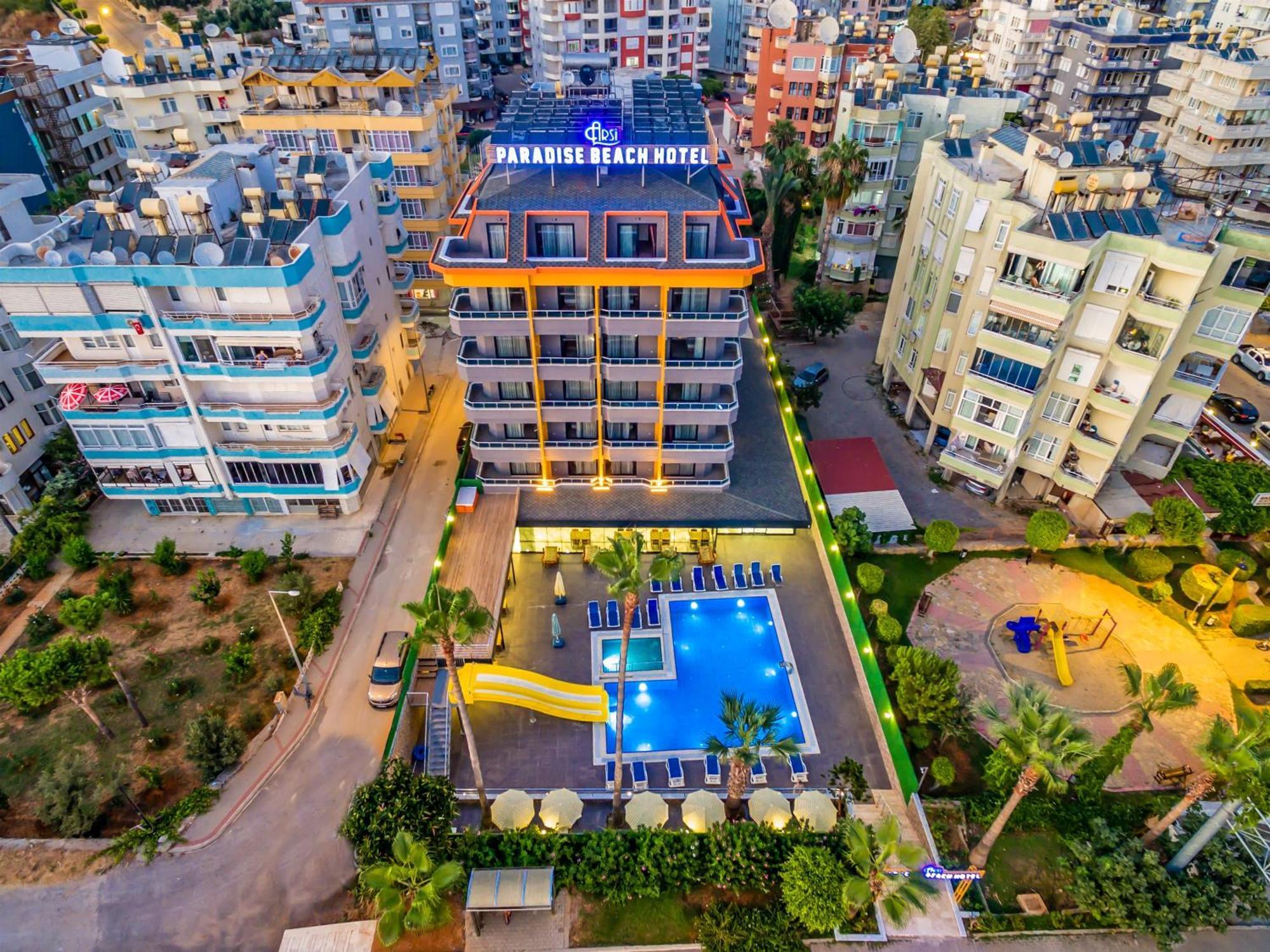 Arsi Paradise Beach Hotel Alanya Exterior foto